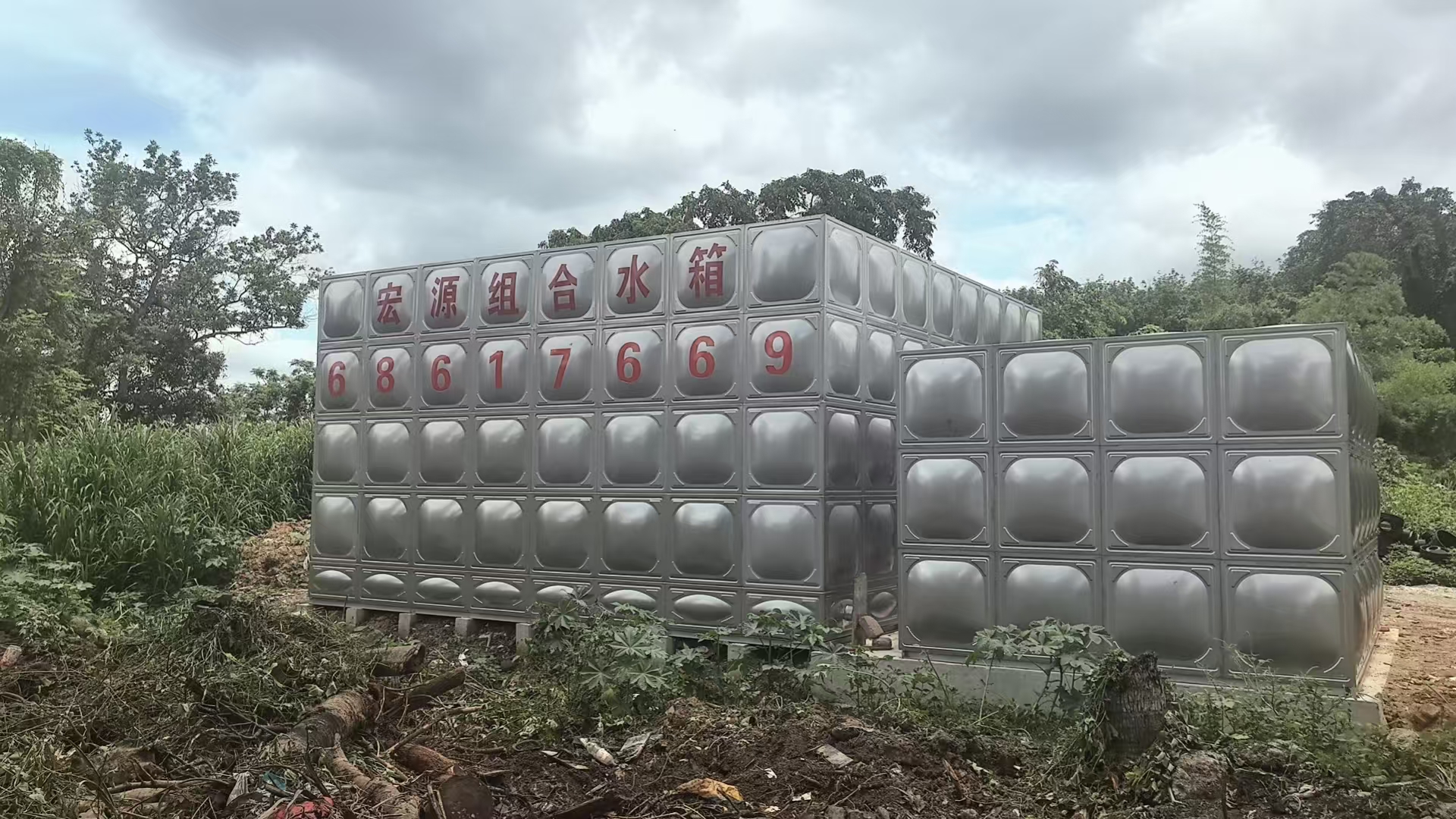 2025.6.5海南·樂東（揚力項目）大型組合水箱安裝完成